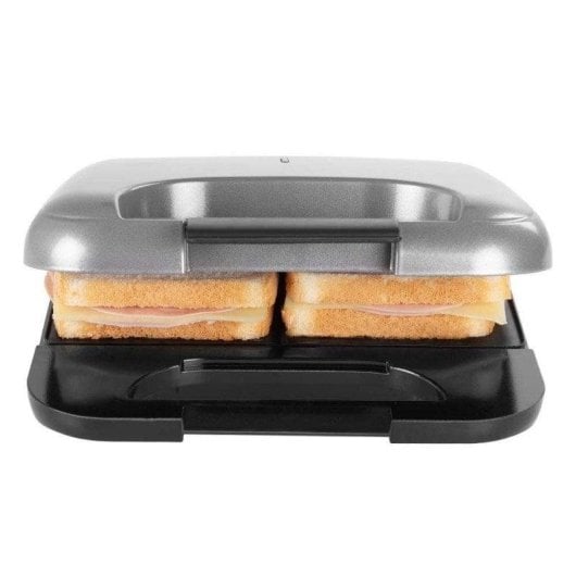Orbegozo SW 4200 Sandwich Maker 800W, 4 Toast, Piastre Antiaderenti