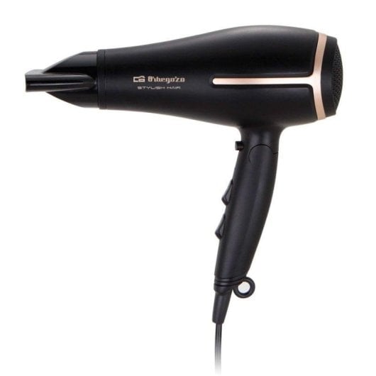 Sèche‑cheveux Pliable Orbegozo SE 2074 2000W 3 Températures 2 Vitesses avec Accessoires Noir