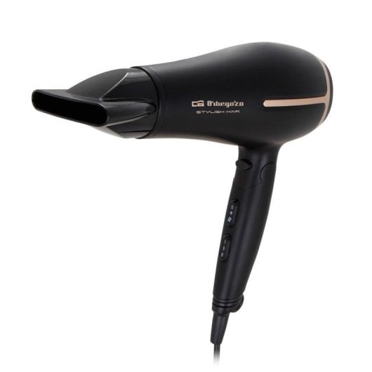Sèche‑cheveux Pliable Orbegozo SE 2074 2000W 3 Températures 2 Vitesses avec Accessoires Noir