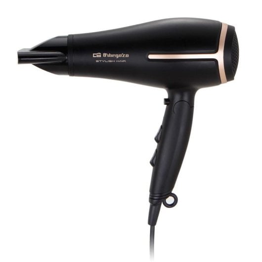 Sèche‑cheveux Pliable Orbegozo SE 2074 2000W 3 Températures 2 Vitesses avec Accessoires Noir