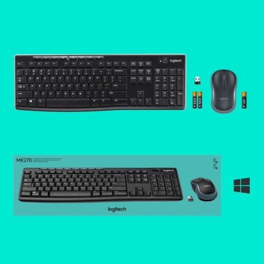 Logitech MK270 Combo Teclado Layout USA + Ratón Inalámbrico