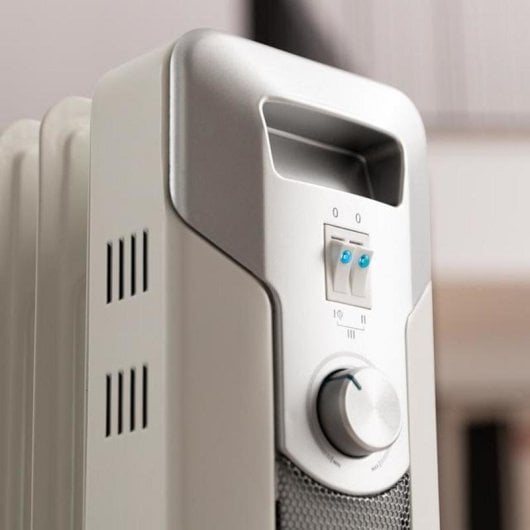 Radiador Elétrico Cecotec ReadyWarm 11000 Space 2500W grande com controlo rotativo e rodas