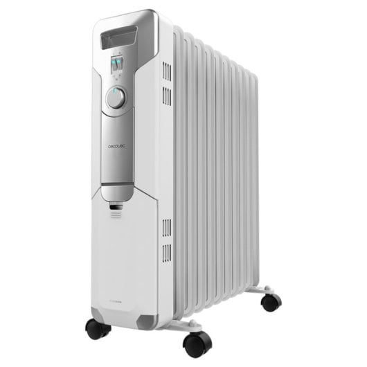 Radiador Elétrico Cecotec ReadyWarm 11000 Space 2500W grande com controlo rotativo e rodas