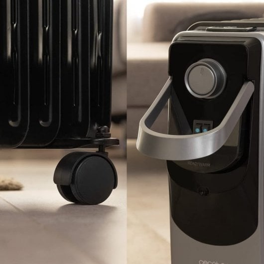 Cecotec ReadyWarm 7000 Space 360º Black Aquecedor a Óleo 7 Módulos 1500W