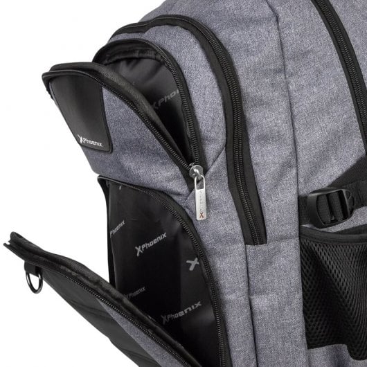 Phoenix Discovery Mochila con Ruedas para Portátil 17" Gris