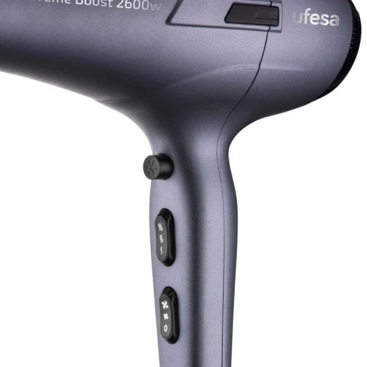 Sèche-cheveux Professionnel Ionique Ufesa X-Treme Boost 2600W 3 Températures 2 Vitesses avec Diffuseur et Concentrateur Gris
