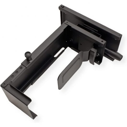 ROLINE Support Mini PC, extractible, pivot, noir