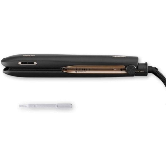 Lisseur Céramique Panasonic EH-PHS9K 230ºC 5 Réglages Ionique Arrêt Automatique Noir