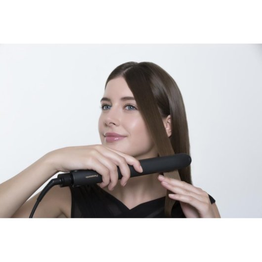 Lisseur Céramique Panasonic EH-PHS9K 230ºC 5 Réglages Ionique Arrêt Automatique Noir