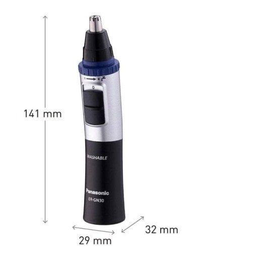 Tagliacapelli Naso e Orecchie Panasonic ER-GN30 Senza Fili Impermeabile Lama Acciaio