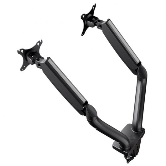 PcCom Essential Suporte Monitor 10"/32" 2 Braços VESA 75x75/100x100 Máx 9Kg