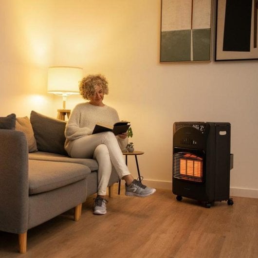 Chimenea Cecotec Ready Warm 4000 Slim Fold 4200W gas piezoelettrica pieghevole 15kg