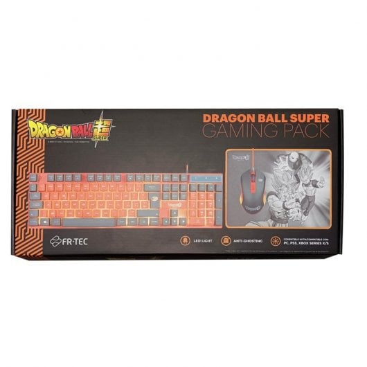 FR-TEC Dragon Ball Super Gaming Pack tastiera + mouse + tappetino per mouse