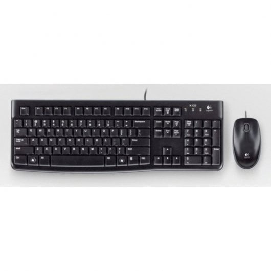 Logitech Desktop MK120 Tastatur Maus enthalten USB QWERTZ Deutsch Schwarz