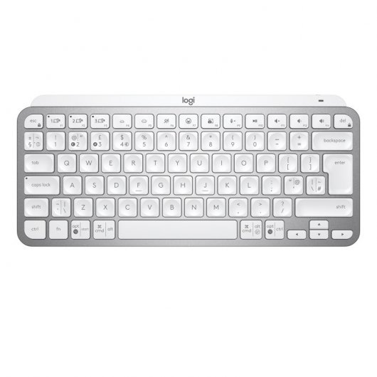 Logitech MX Keys Mini Teclado Inalámbrico Bluetooth Gris Layout UK