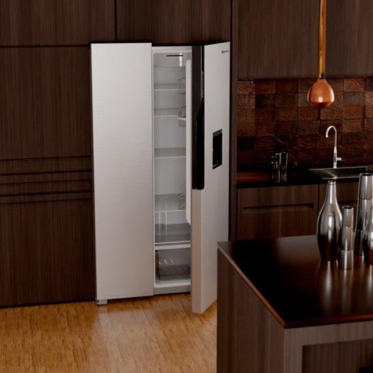 Origial COOL AND FREEZE SBS Frigorífico Americano con Dispensador No Frost E Acero Inoxidable