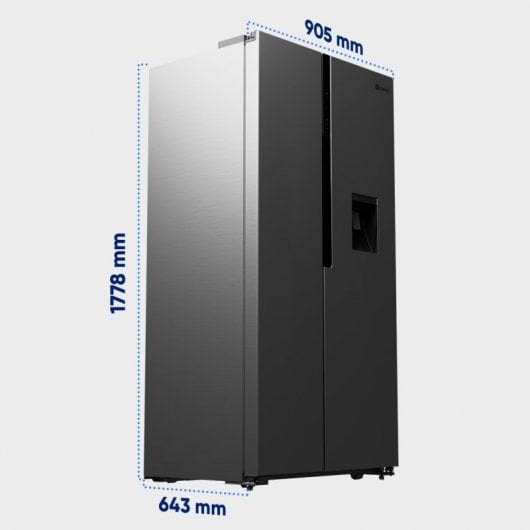 Origial COOL AND FREEZE SBS Frigorífico Americano con Dispensador No Frost E Acero Inoxidable