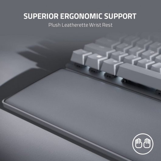 Razer Pro Type Ultra Teclado Mecánico Inalámbrico Retroiluminado Blanco Switch Yellow