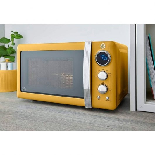 Swan Retro SM22030YELNEU Micro-ondes 20L 800W Jaune