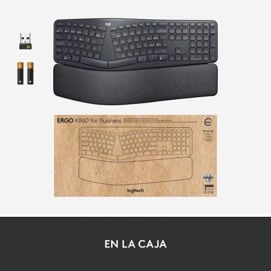 Logitech Ergo K860 For Business Kabellose Bluetooth-Tastatur Schwarz