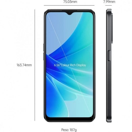 OPPO A57s 4/128GB Negro Libre
