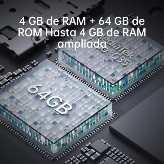 OPPO A17 4G 4GB 64GB 6.56" Preto