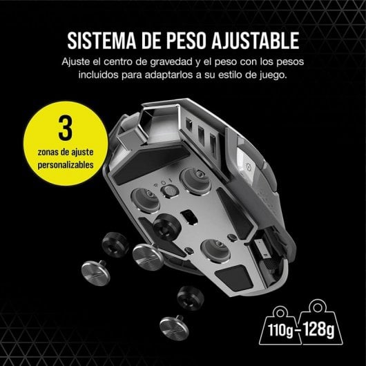 Corsair CH-9319511-EU2 souris Droitier RF sans fil Optique 26000 DPI