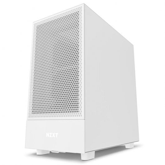 NZXT H5 Flow Cristal Templado USB-C/3.1 Blanca