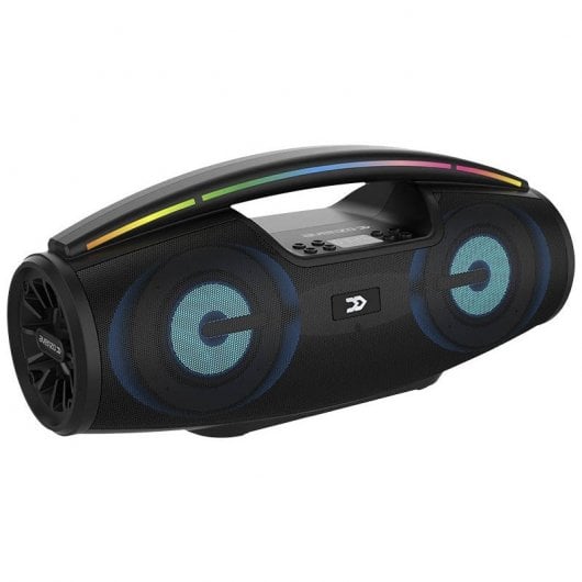 Avenzo AV-SP3502B Boombox Altifalante Bluetooth RGB 20W Preto