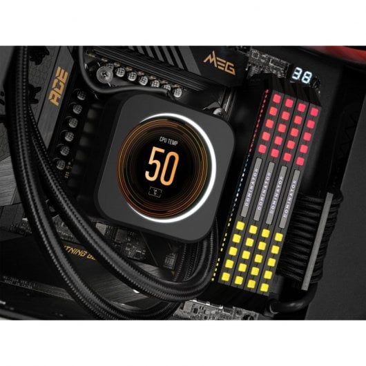 Kit di aggiornamento del dispositivo di raffreddamento per display LCD CPU Corsair iCUE ELITE Nero