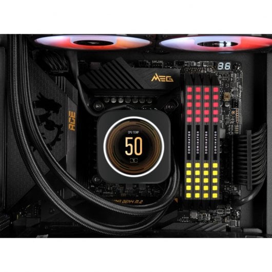 Kit di aggiornamento del dispositivo di raffreddamento per display LCD CPU Corsair iCUE ELITE Nero