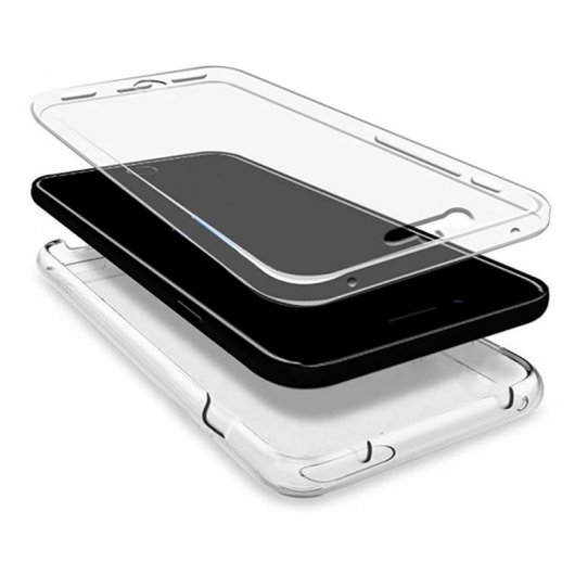 Estojo de silicone 3D legal e transparente para iPhone 14 Plus