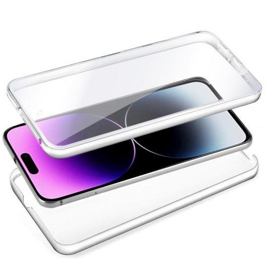 Coole transparente 3D-Silikonhülle für das iPhone 14 Pro Max