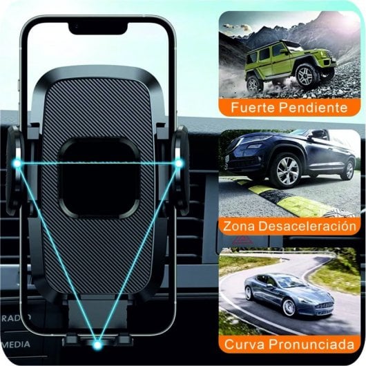 Cool Suporte Universal para Carro Preto Carbono