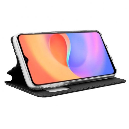 Cool Funda Flip Cover Liso Negra ZTE Blade A52