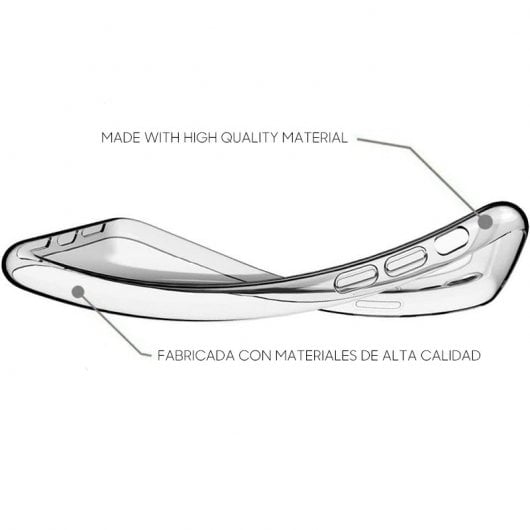 Estojo de silicone transparente legal para TCL 305i