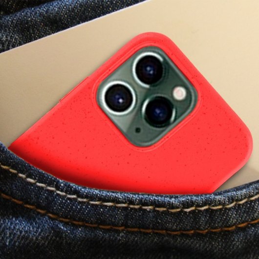 Cool Funda Eco Biodegradable Roja para iPhone 14 Pro