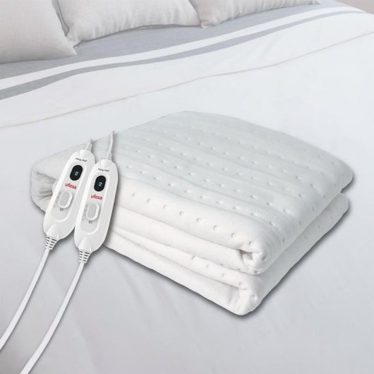 Manta eléctrica Ufesa Flexy Heat CME 2x60W 150x130 cm reversible doble zona