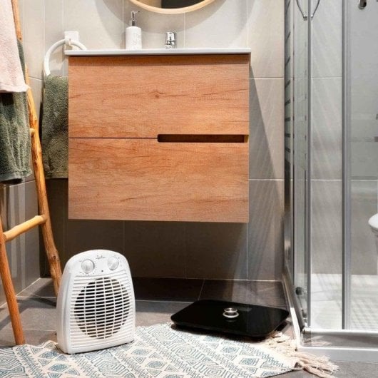 Calefactor Eléctrico Jata TV78 2000W Blanco Termoventilador de Mesa y Suelo