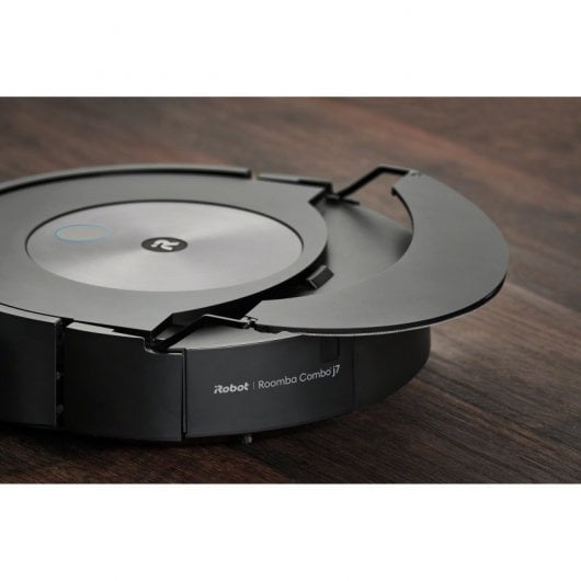 iRobot Roomba Combo j7+ aspirapolvere robot Sacchetto per la polvere Nero, Stainless steel