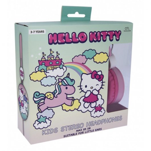 OTL Technologies Hello Kitty Unicórnio Auscultadores Infantis