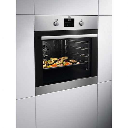 AEG BPB331161M Horno Multifunción Pirolítico 72L A+ Acero Inoxidable