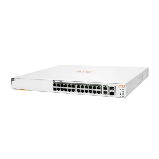 Aruba Instant On 1960 24G 20p Class4 4p Class6 PoE 2XGT 2SFP+ 370W Gestito L2+ Gigabit Ethernet (10/100/1000) Supporto Power over Ethernet (PoE) 1U Bianco