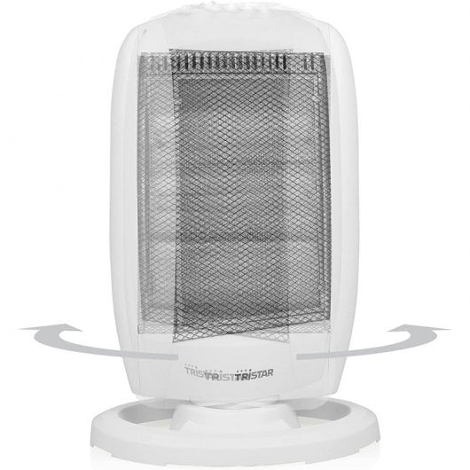 Tristar KA-5129 appareil de chauffage Intérieure et extérieure Gris 1200 W Chauffage d'appoint électrique halogène