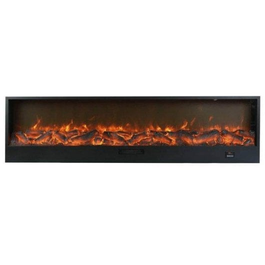 Cheminée Électrique Sined Vesuvio 1500W Murale et Télécommande