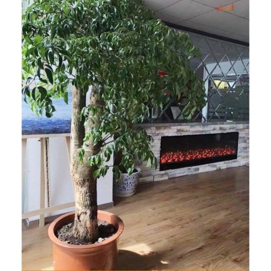 Cheminée Électrique Sined Vesuvio 1500W Murale et Télécommande