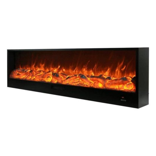 Cheminée Électrique Sined Caminetto Amiata 1500W Murale Télécommande