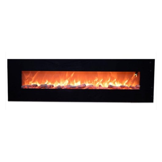 Cheminée Électrique Sined Caminetto Pordoi 1500W Murale Télécommande Programmateur