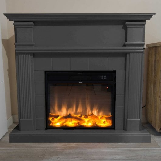 MPC Camino Boiler Floor Elektrokamin 1500 W Dunkelgrau