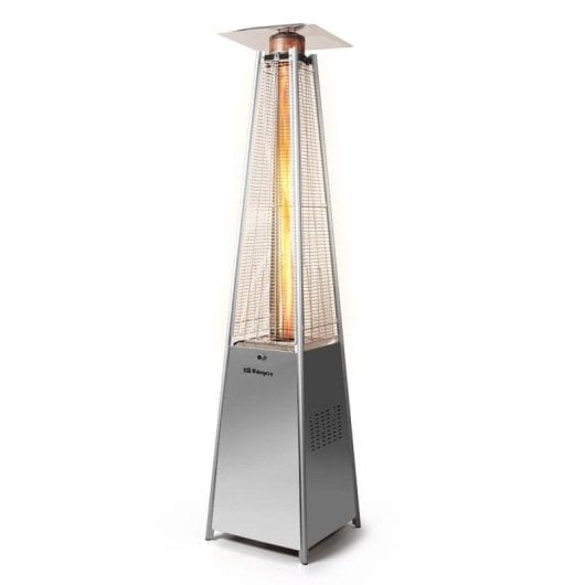 Estufa de Exterior a Gás Cerâmica Orbegozo PHE 80 13.000W com Rodas e Segurança Antitombo